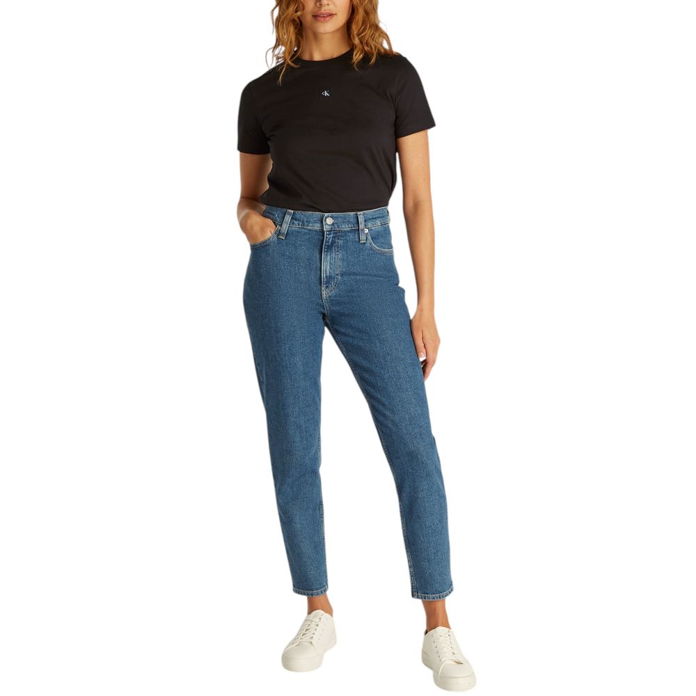 T-shirt en coton recyclé noir Calvin Klein Jeans