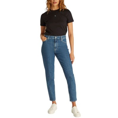 T-shirt en coton recyclé noir Calvin Klein Jeans