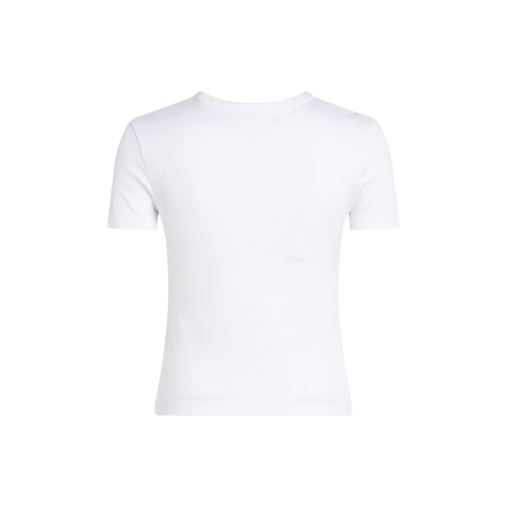 T-shirt blanc en coton recyclé Calvin Klein Jeans