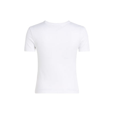 T-shirt blanc en coton recyclé Calvin Klein Jeans