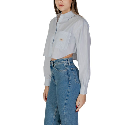Calvin Klein Jeans Blue Cotton Shirt