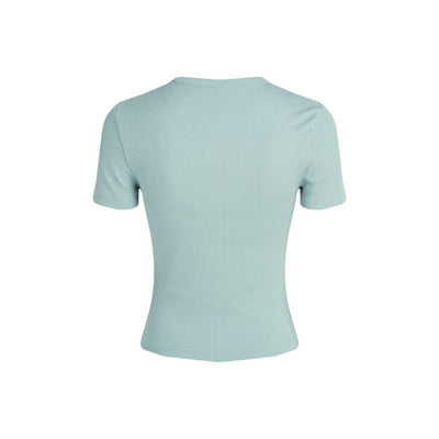 T-shirt en coton recyclé turquoise Calvin Klein Jeans