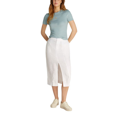 T-shirt en coton recyclé turquoise Calvin Klein Jeans