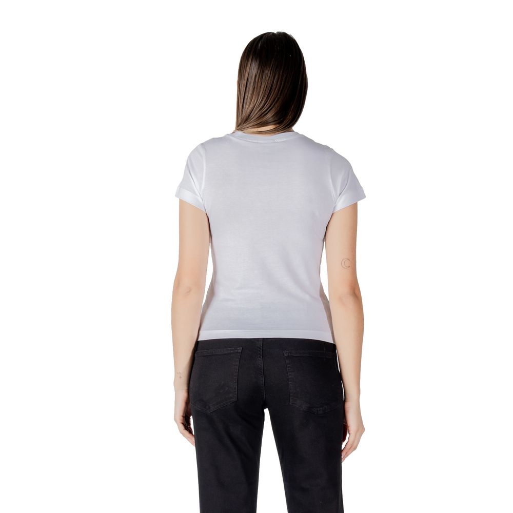 T-shirt en coton blanc Guess Active