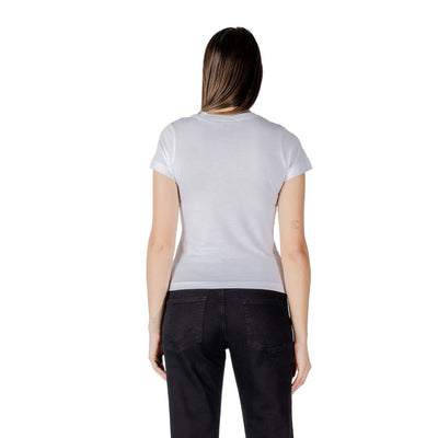 T-shirt en coton blanc Guess Active