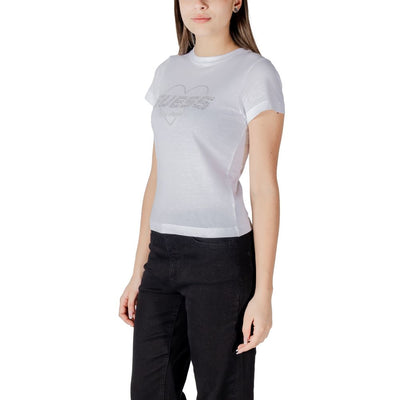 T-shirt en coton blanc Guess Active