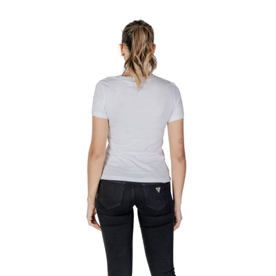 Guess White Cotton T-Shirt
