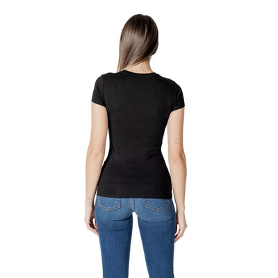 Guess Black Cotton T-Shirt