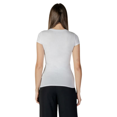 Guess White Cotton T-Shirt