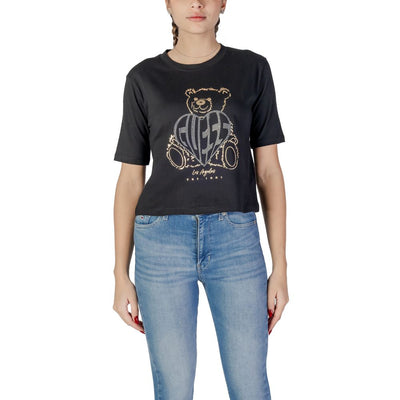 Guess Active Black Cotton T-Shirt