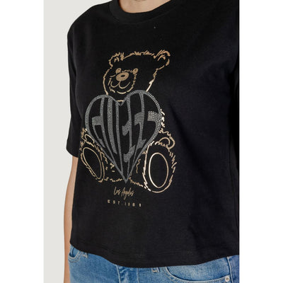 Guess Active Black Cotton T-Shirt
