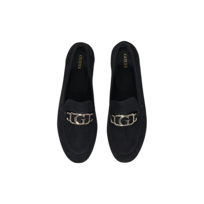 Guess Black Leather Platform