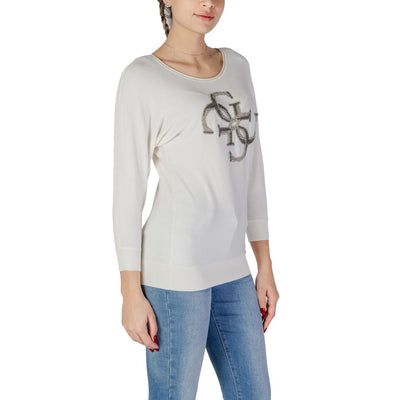 Guess White Viscose Sportswear