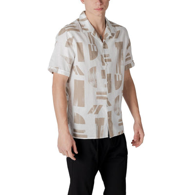 Antony Morato Beige Cotton Shortsleeve