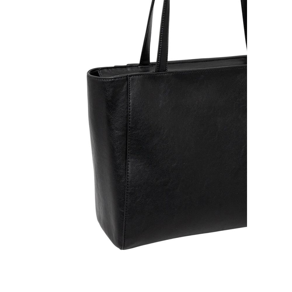 Calvin Klein Zwarte Handtas van Gerecycled Polyester
