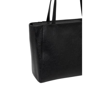 Calvin Klein Zwarte Handtas van Gerecycled Polyester