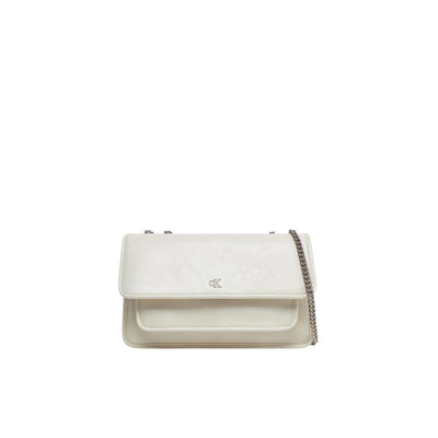 Calvin Klein Jeans Crème Handtas van Gerecycled Polyester