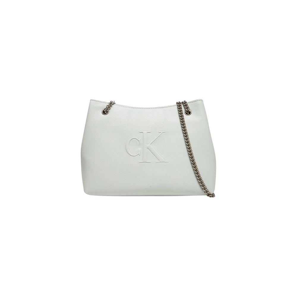 Sac à main en polyéthylène gris Calvin Klein Jeans