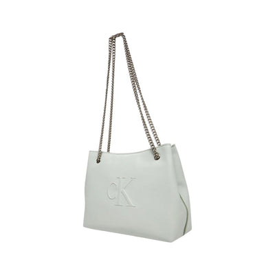 Sac à main en polyéthylène gris Calvin Klein Jeans