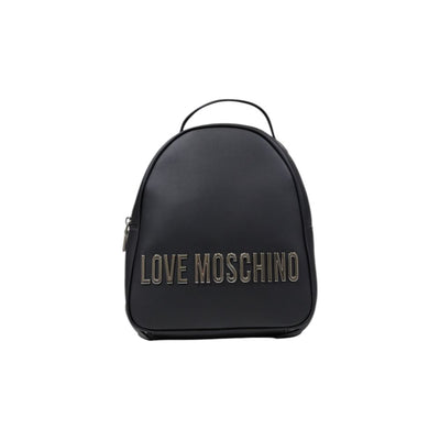 Love Moschino Zwarte Polyethyleen Rugzak