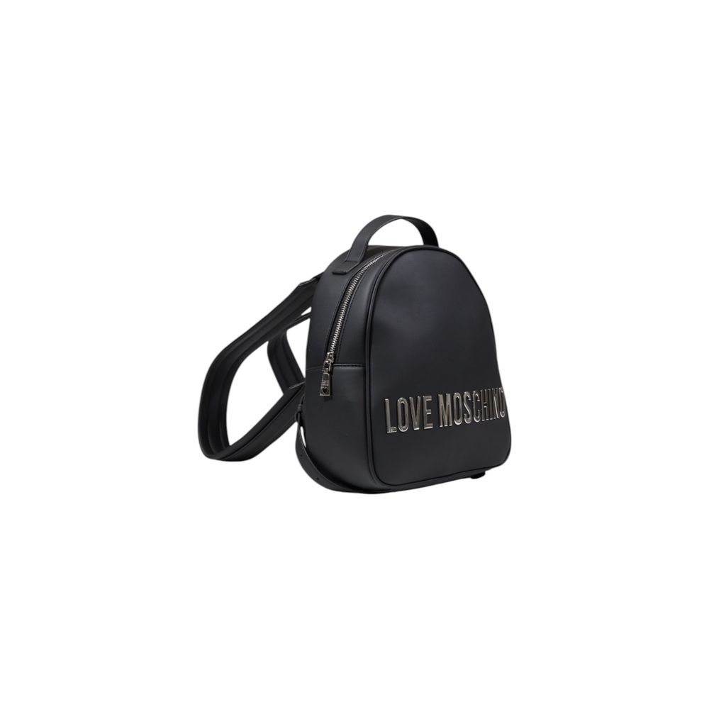 Love Moschino Zwarte Polyethyleen Rugzak