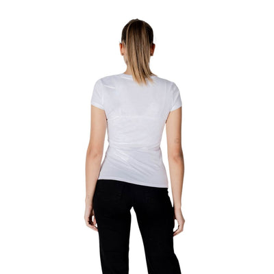 Armani Exchange White Cotton T-Shirt