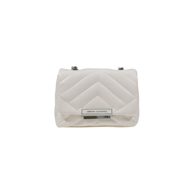 Armani Exchange White Polyester Handbag