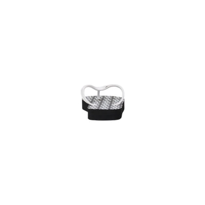 Armani Exchange Black And White Rubber Flip-Flop Sandal