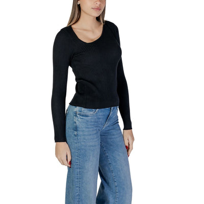 Vila Clothes Black Viscose Sportswear