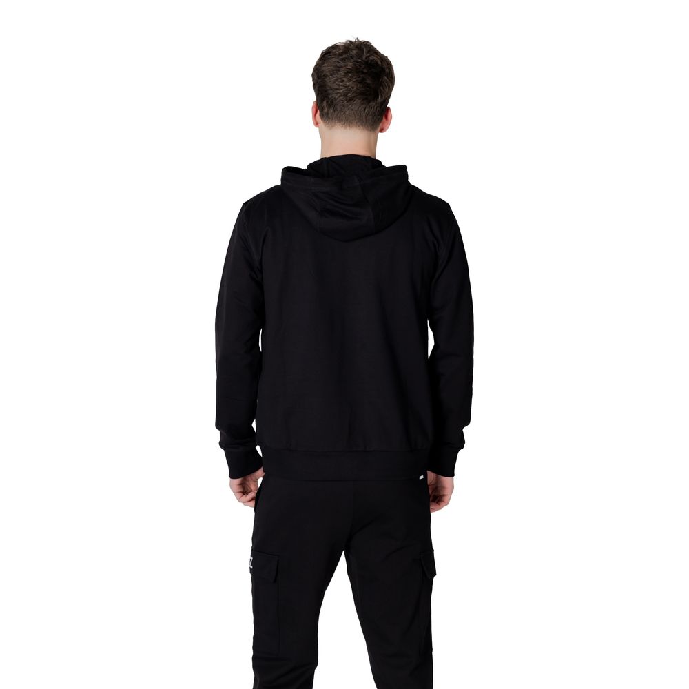 EA7 Emporio Armani Zwarte Katoenen Hoody