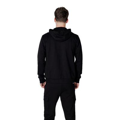 EA7 Emporio Armani Zwarte Katoenen Hoody