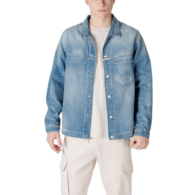 Replay Light Blue Cotton Shirt