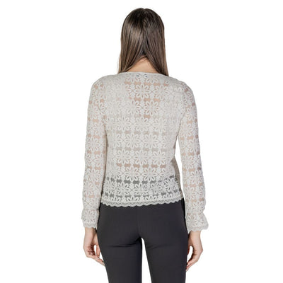 Morgan De Toi Cream Polyamide Long Sleeve