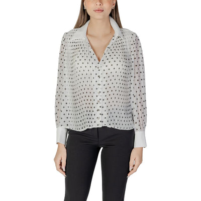 Morgan De Toi White Polyester Blouse