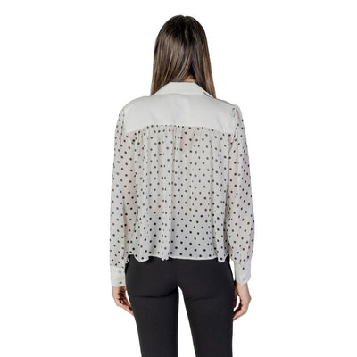 Morgan De Toi White Polyester Blouse