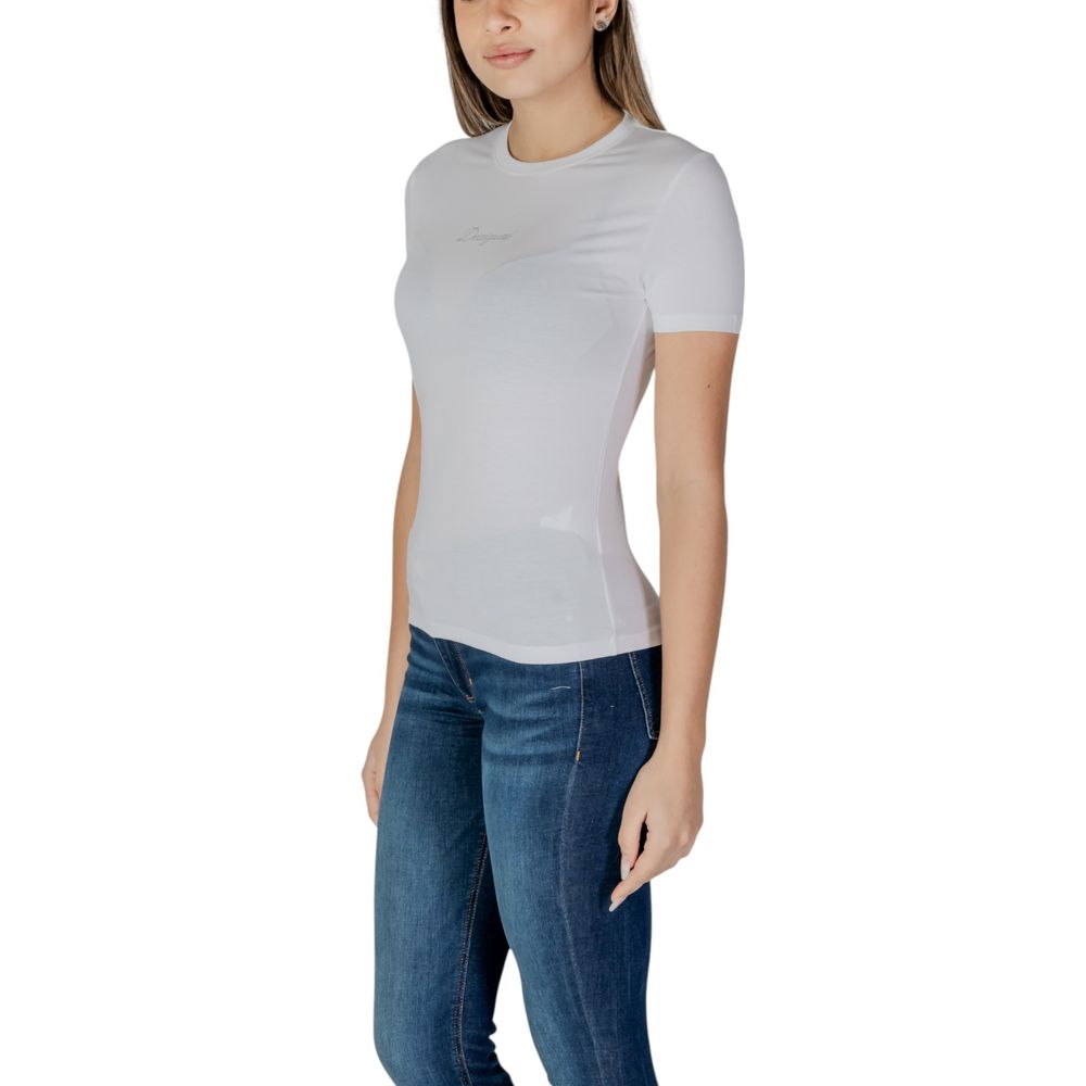 T-shirt blanc en coton Desigual