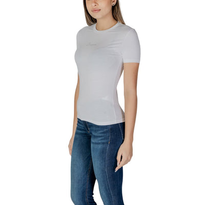 T-shirt blanc en coton Desigual
