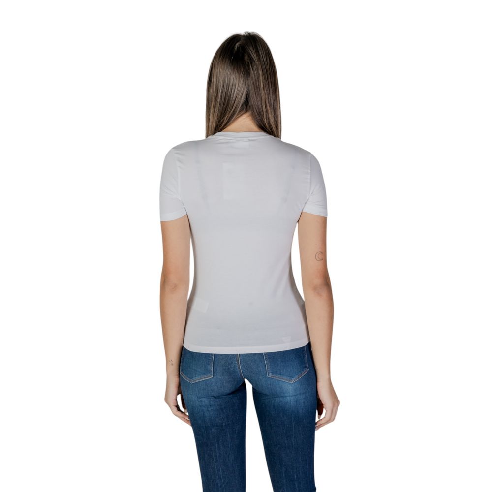 T-shirt blanc en coton Desigual