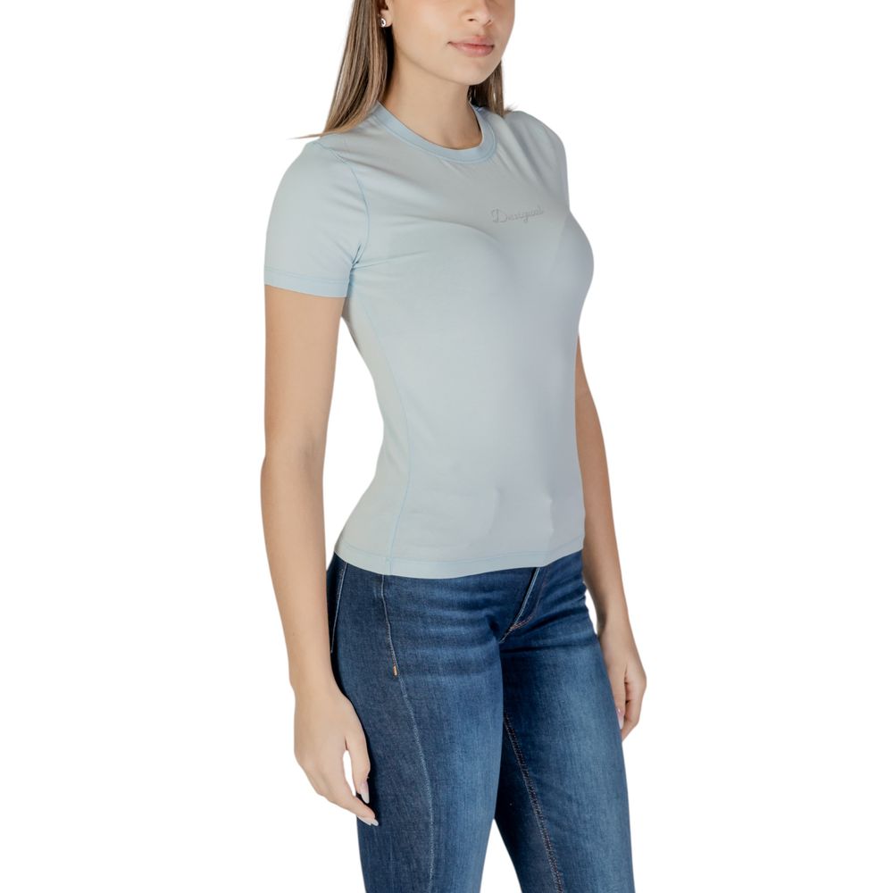 T-shirt en coton bleu Desigual