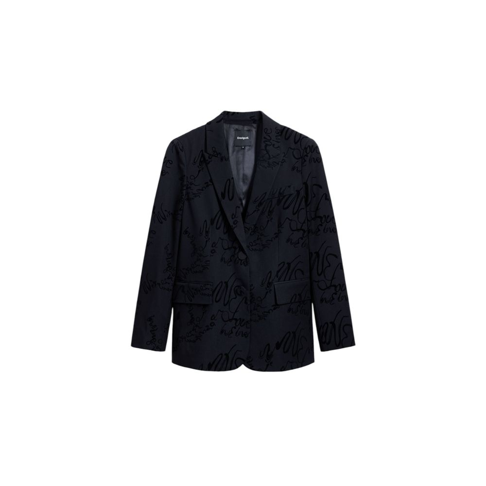 Blazer en polyester noir Desigual