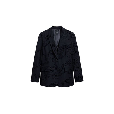 Blazer en polyester noir Desigual