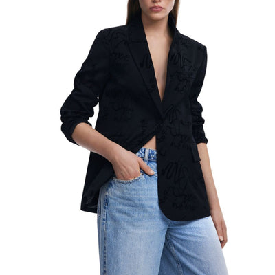 Blazer en polyester noir Desigual