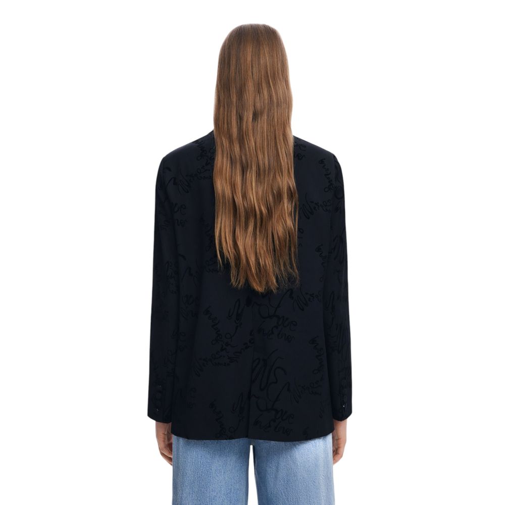 Blazer en polyester noir Desigual