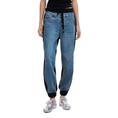 Jean Mom en coton noir Desigual