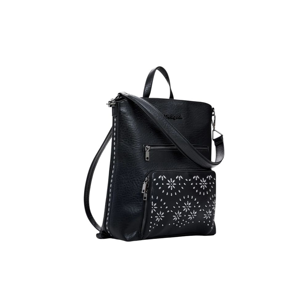 Sac à dos en polyéthylène noir Desigual