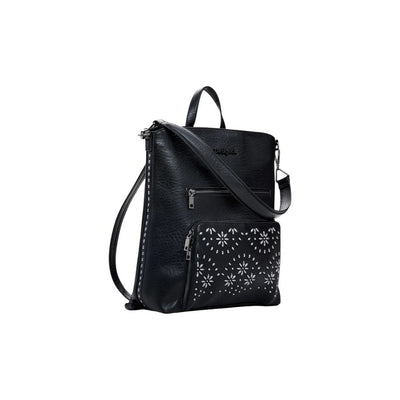 Sac à dos en polyéthylène noir Desigual