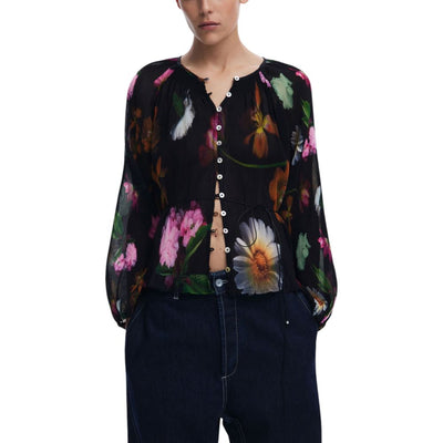 Blouse en polyester noir Desigual