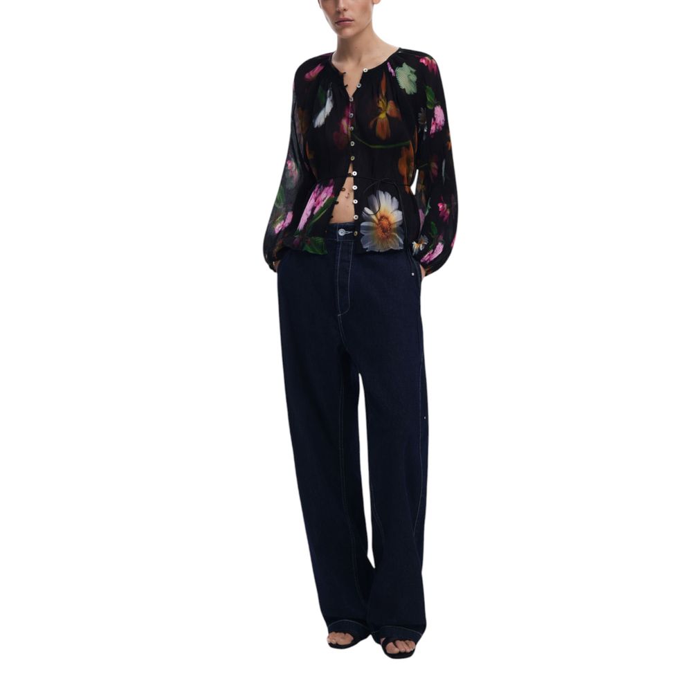 Blouse en polyester noir Desigual