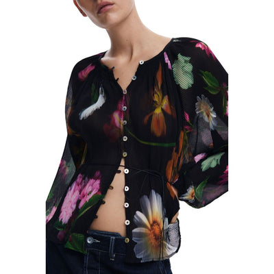Blouse en polyester noir Desigual