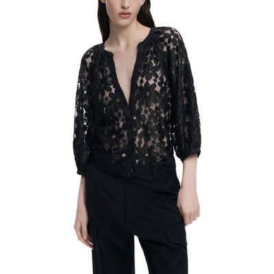 Blouse en polyester noir Desigual